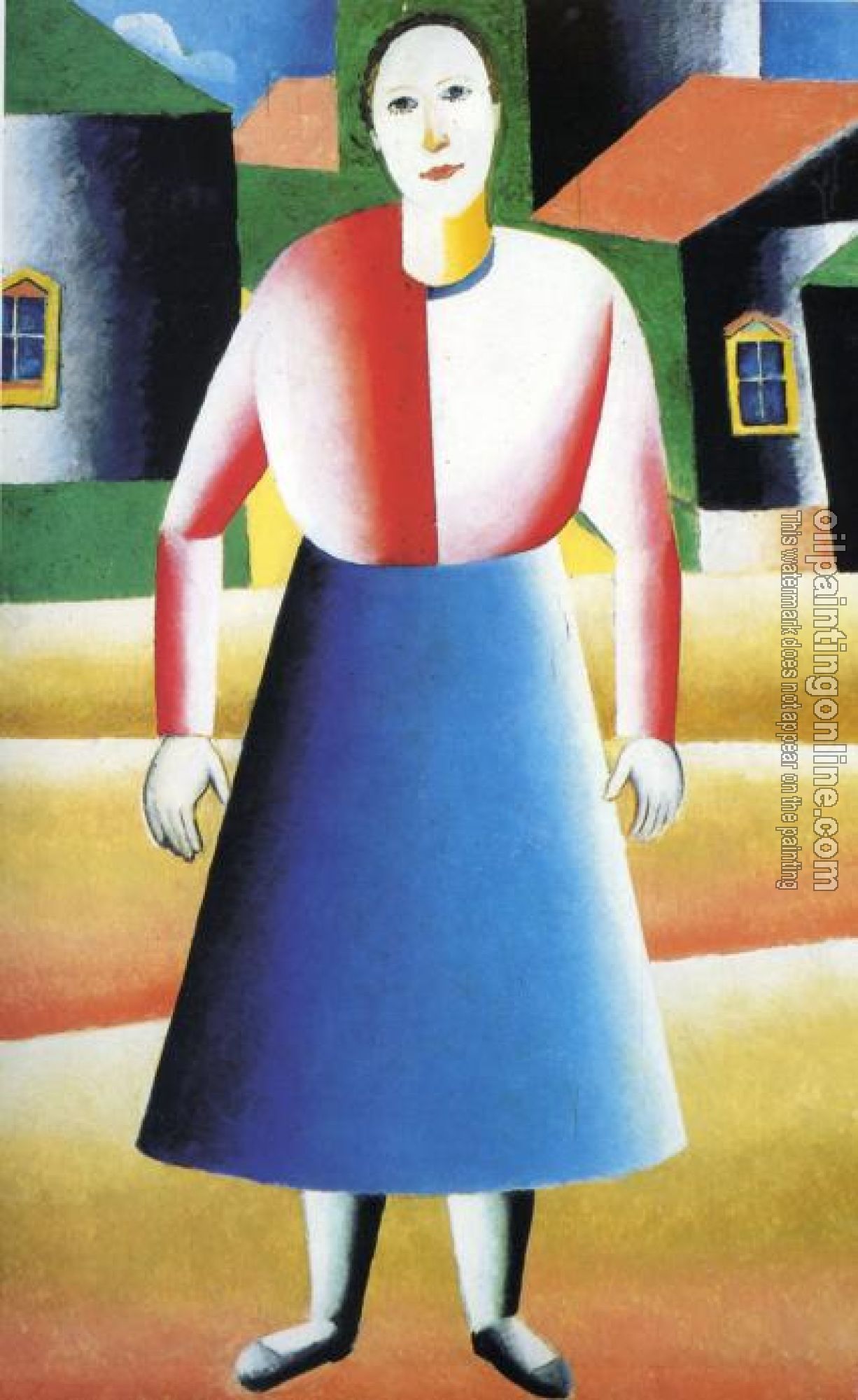Kazimir Malevich - Girl in the Country